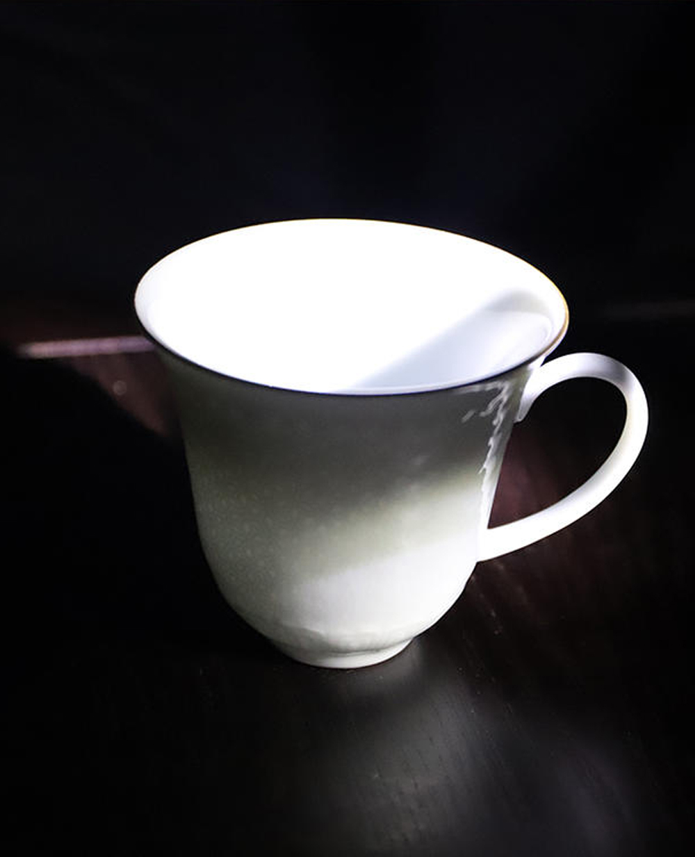  高端禮品|手工湖田窯影青吉順咖啡杯 ，24K描金收藏佳品