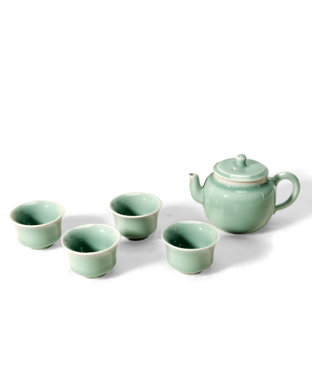 家庭小禮盒｜龍泉青瓷茶具｜三次浸釉｜兩度窯燒｜2009年非遺