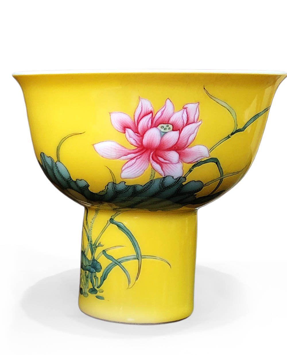 琺琅彩壽辰高腳杯|大師加持收藏