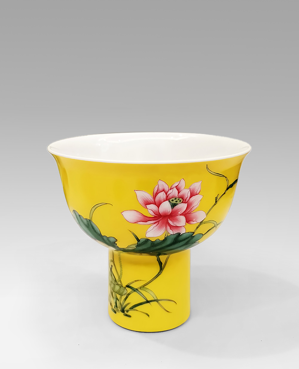 琺琅彩壽辰高腳杯|大師加持收藏